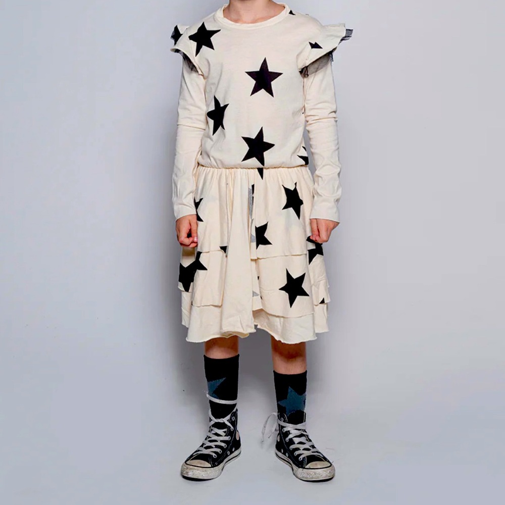 Nununu girls star dress ages 4-5